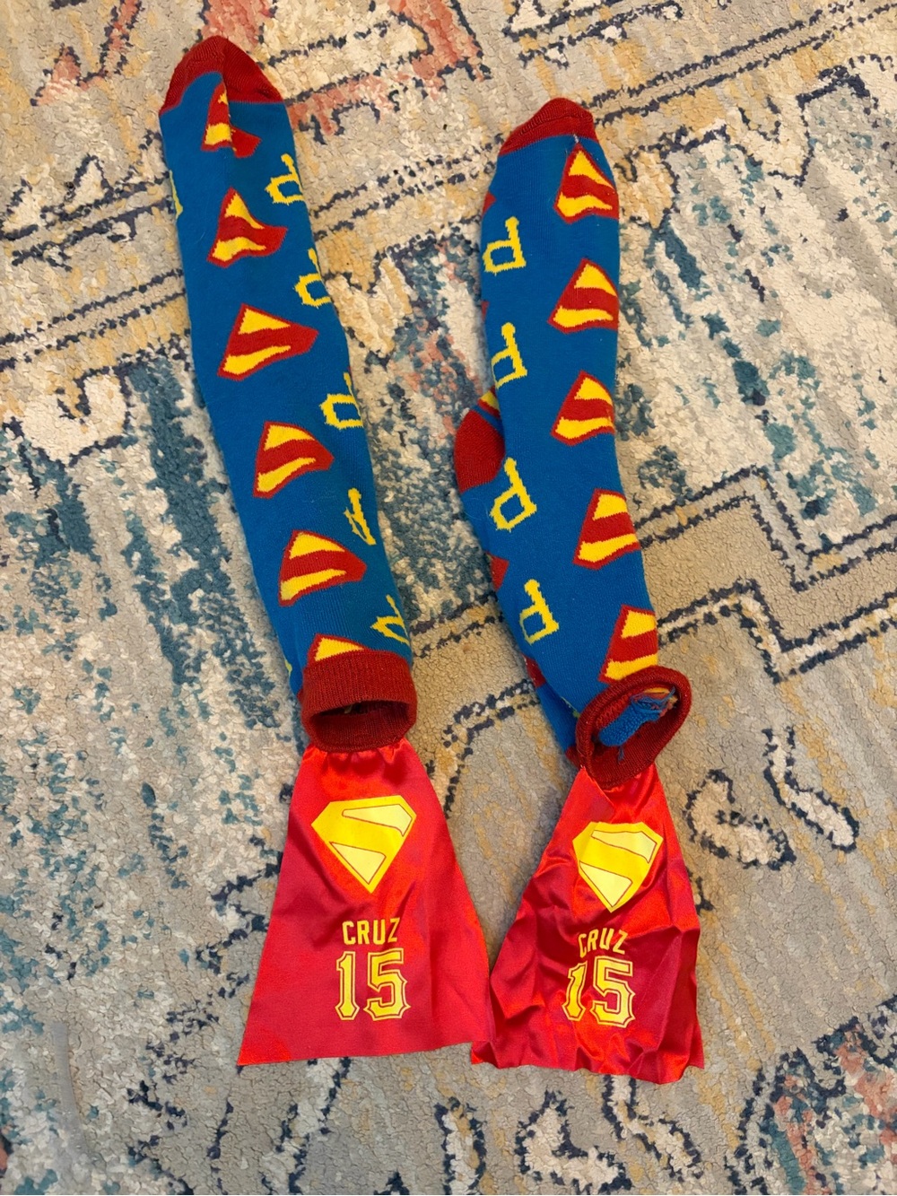 Kids Superman Cape O’Neil Cruz Socks - Pittsburgh Pirates Cruz 15 Design